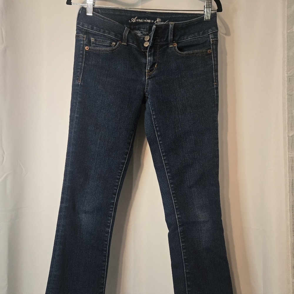 American Eagle Outfitters Dark Blue Flare Jeans